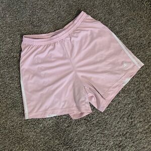 Adidas pink athletic shorts